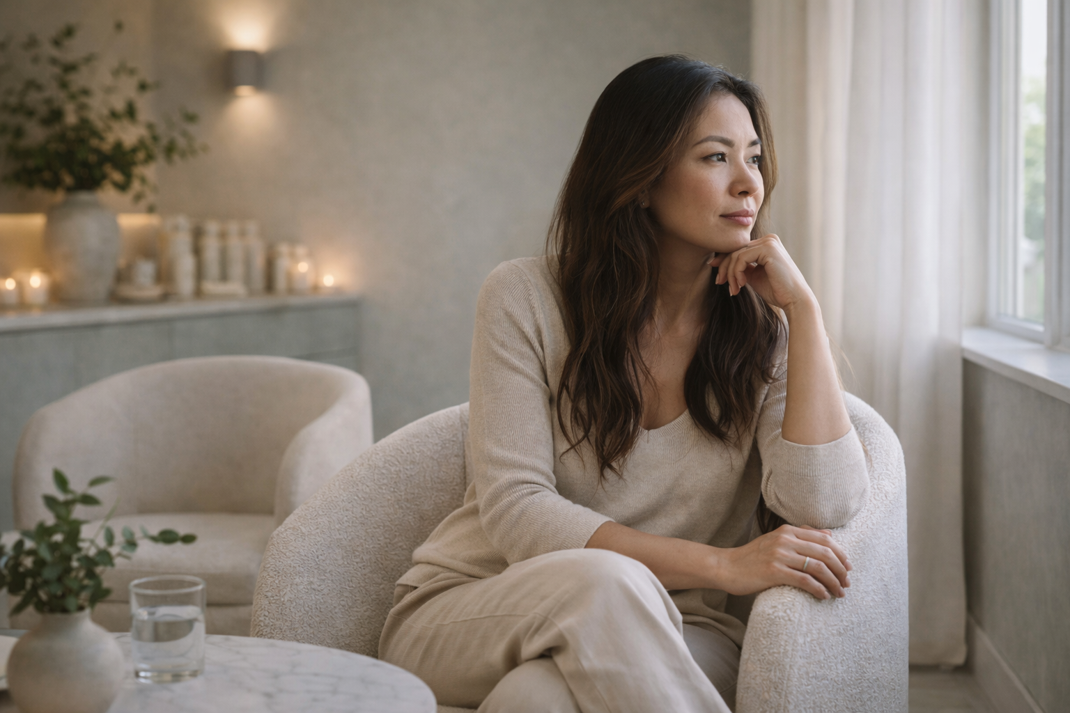 A calm, considered approach to non-surgical body contouring that looks at the whole midsection rather than a single area. Personalised care, natural-looking results.